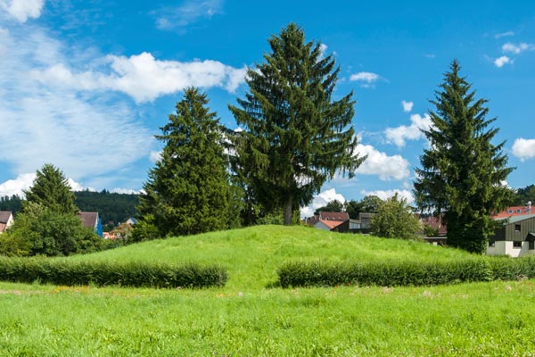 Krautbühl von Nagold - Grabhügel der Kelten in Deutschland Keltenhügel Krautbühl Nagold keltischer Grabhügel