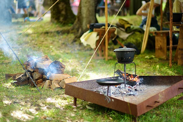 historisches Reenactment Event beim Mittelalter Festival